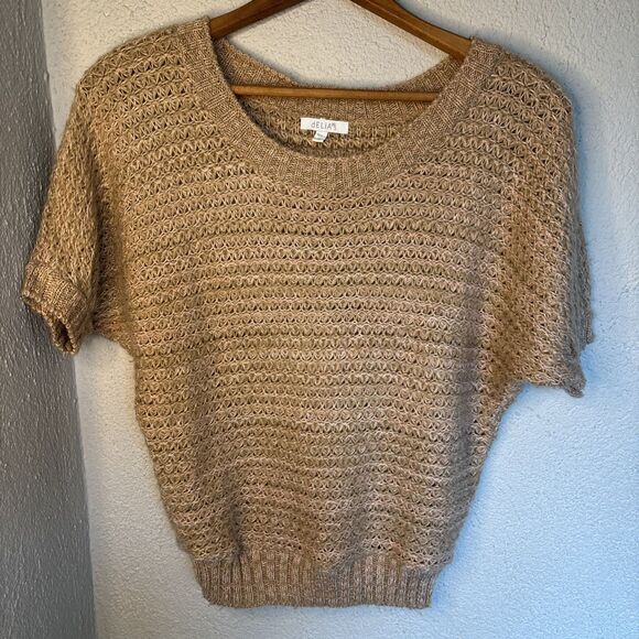 Delia*s Vintage Y2K Made In USA Pink & Beige Sweater - Medium Relaxed Fit - Picture 1 of 10